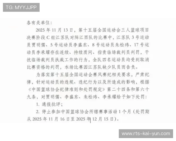 篮协强化赛事监管，争议判罚引入赛后复核机制